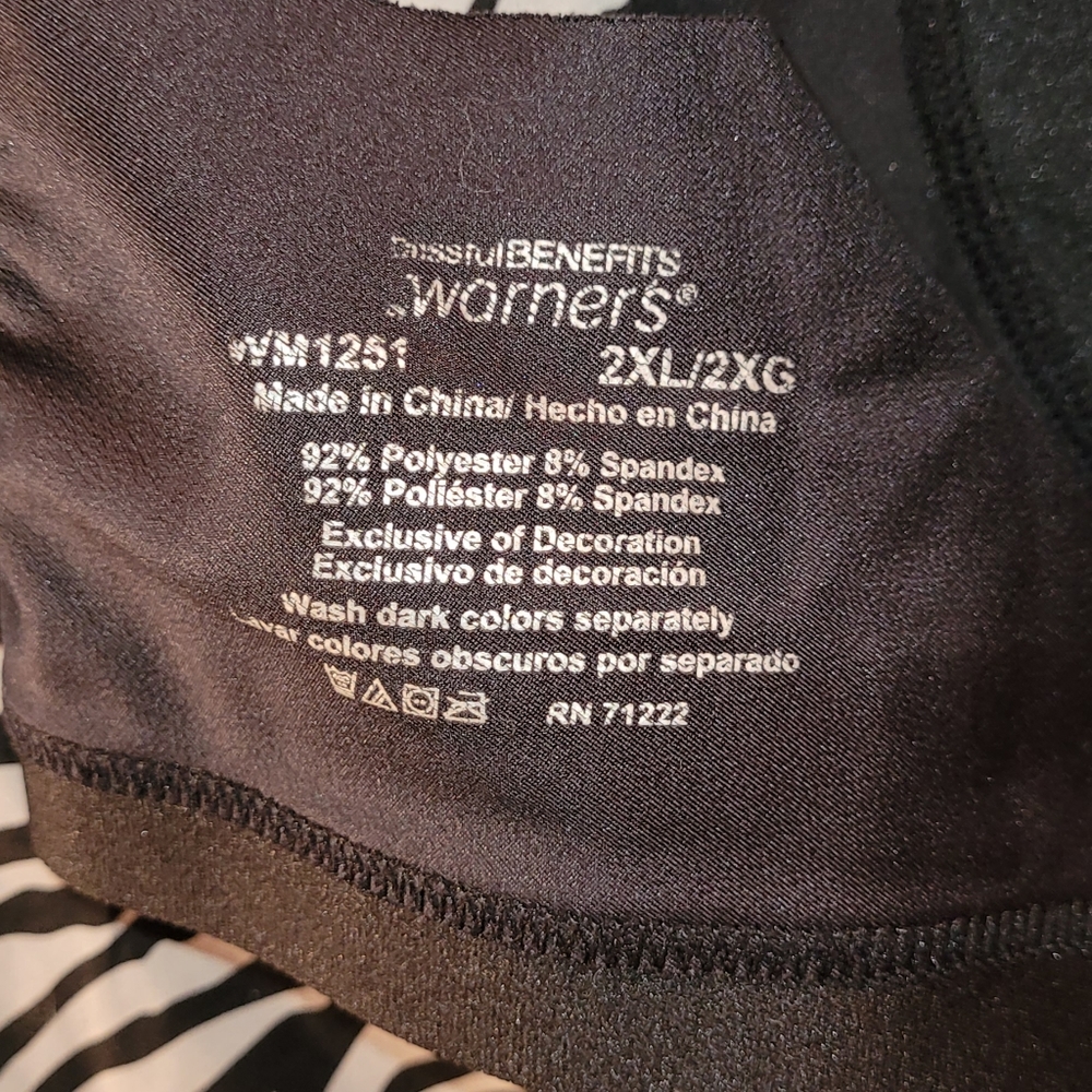 Warners Black Bra - Picture 5 of 5